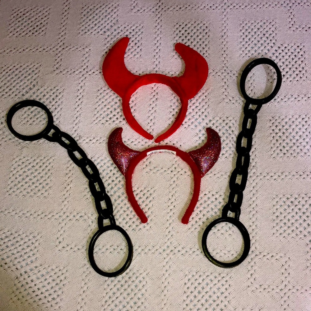 Halloween Devils Ears and Chains
